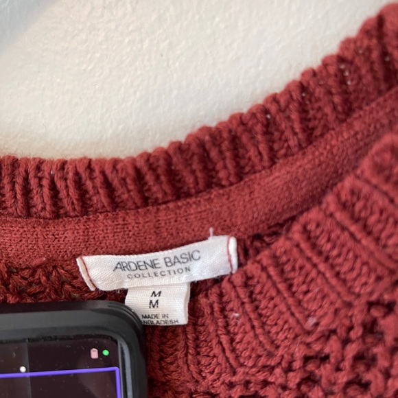 Knitted orange sweater! - Picture 3 of 3